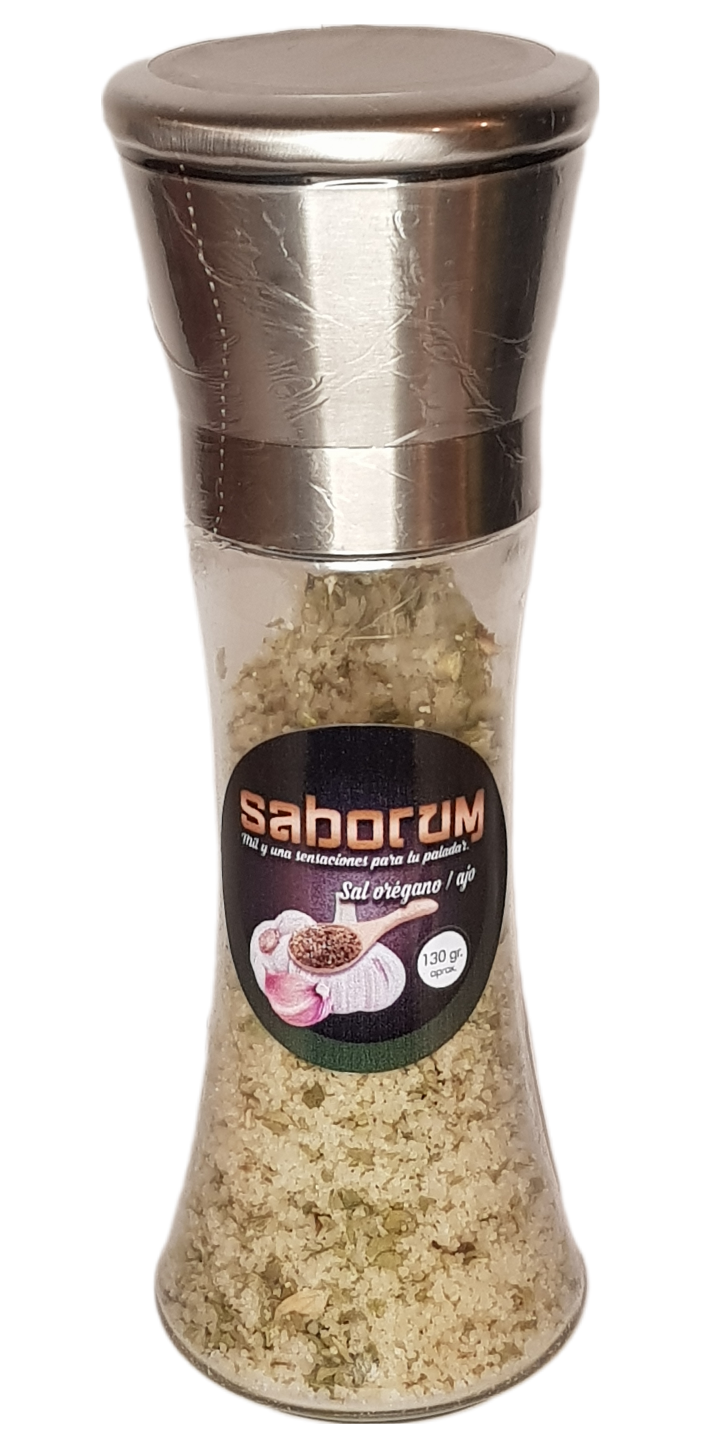 Molinillo largo Sal Oregano Ajo