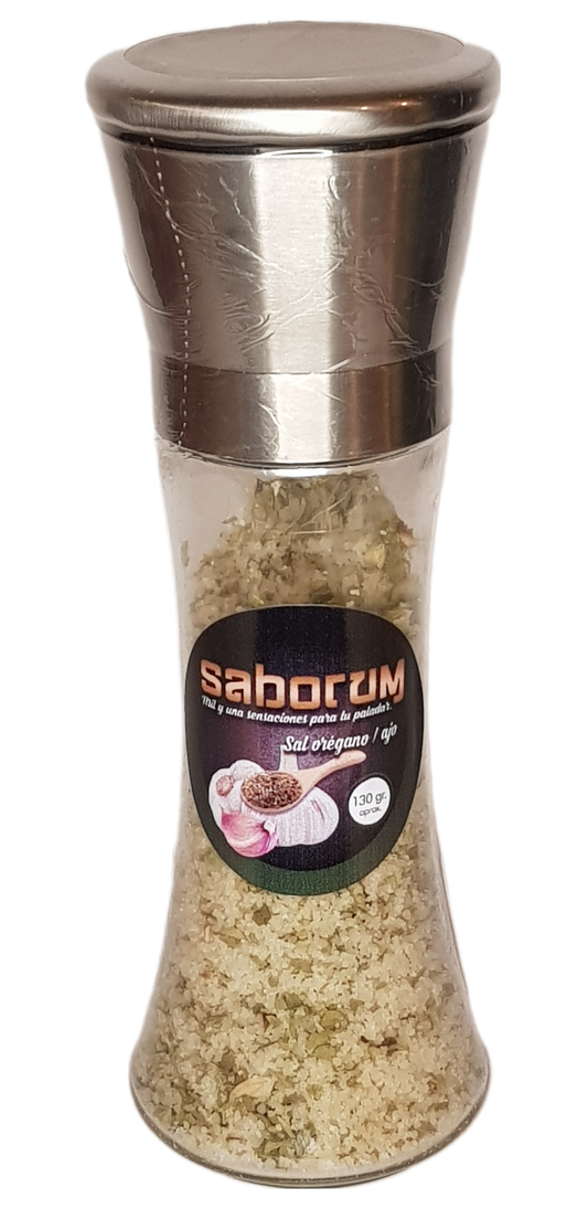 Molinillo largo Sal Oregano Ajo